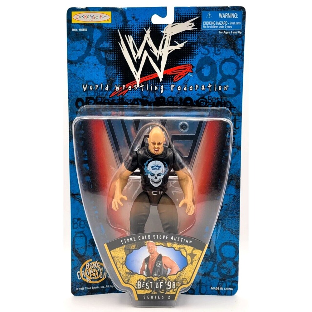 STONE COLD STEVE AUSTIN WWF BEST OF '98 SERIES 2 1998 SEALED ACTION FIGURE